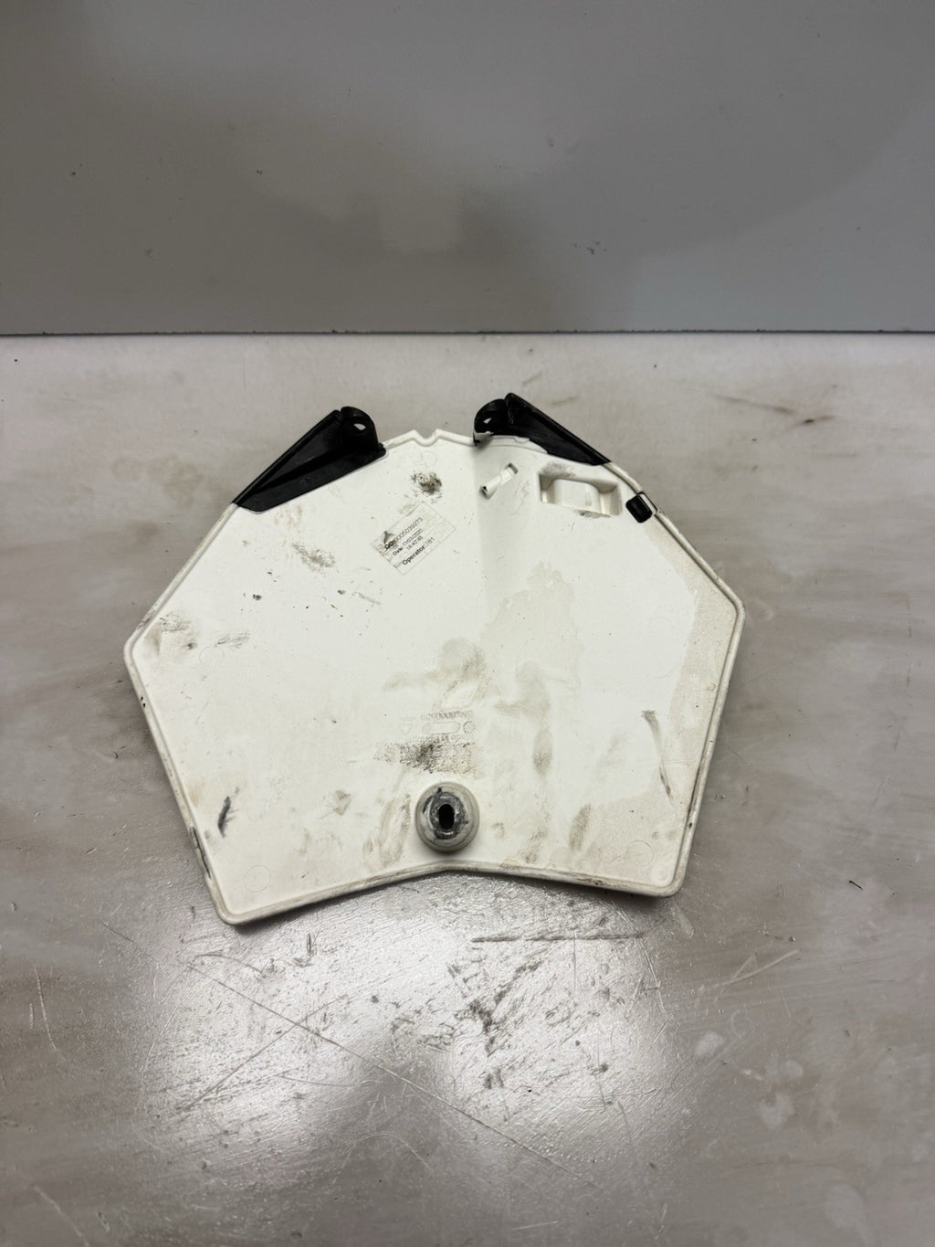 2003-2008 KTM 85 SX WHITE FRONT PLATE NUMBER COVER FAIRING COWL 4700800700004