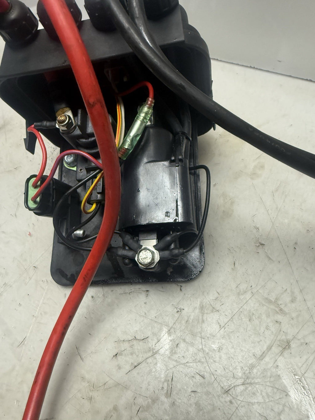 1996 Sea-Doo GSX OEM Rear Electrical Box w/ Wire Harness, Coil, Solenoid, Cables