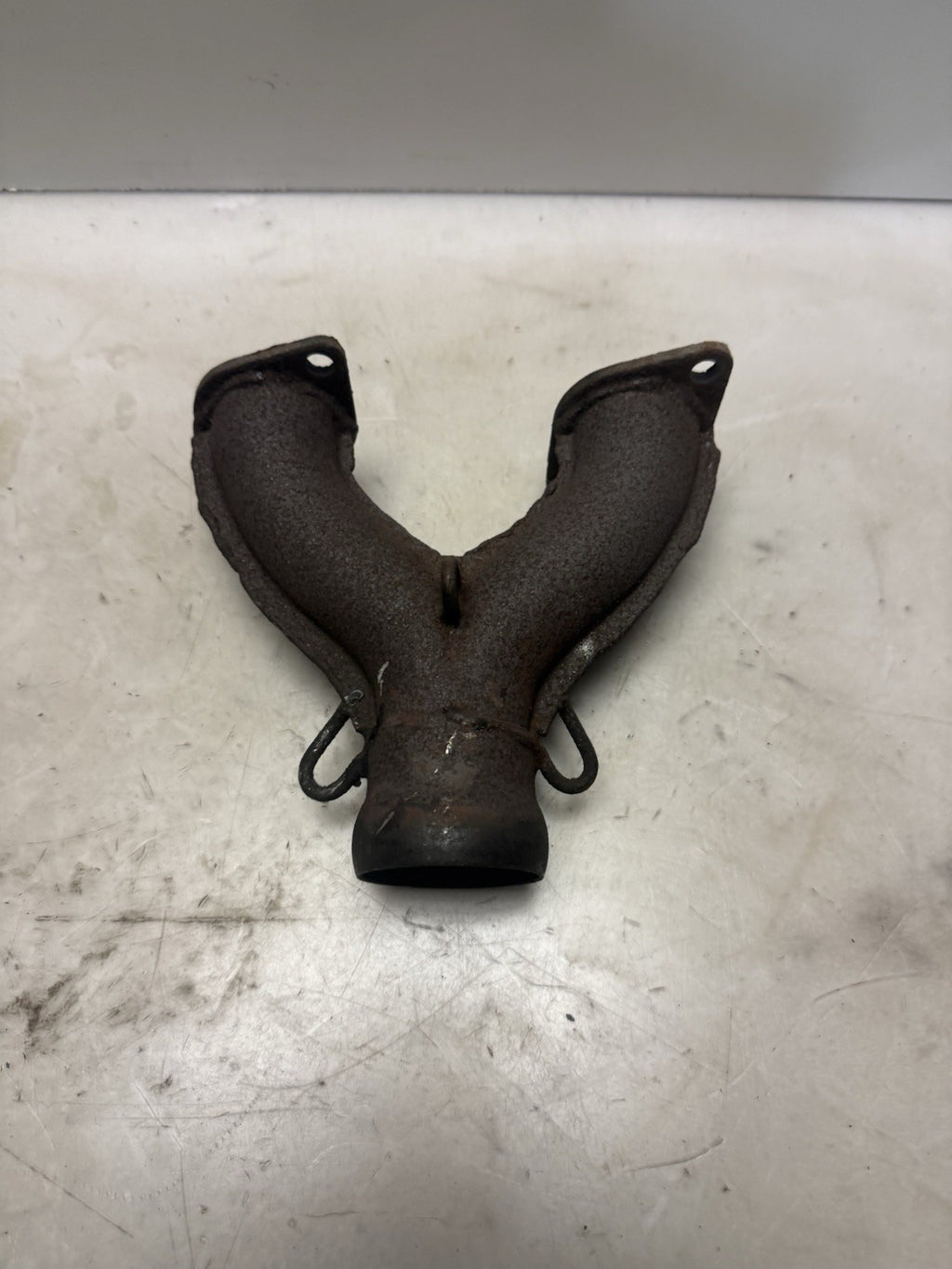 1993-1999 Polaris Trail Touring RMK Sport OEM Exhaust Manifold Y-Pipe