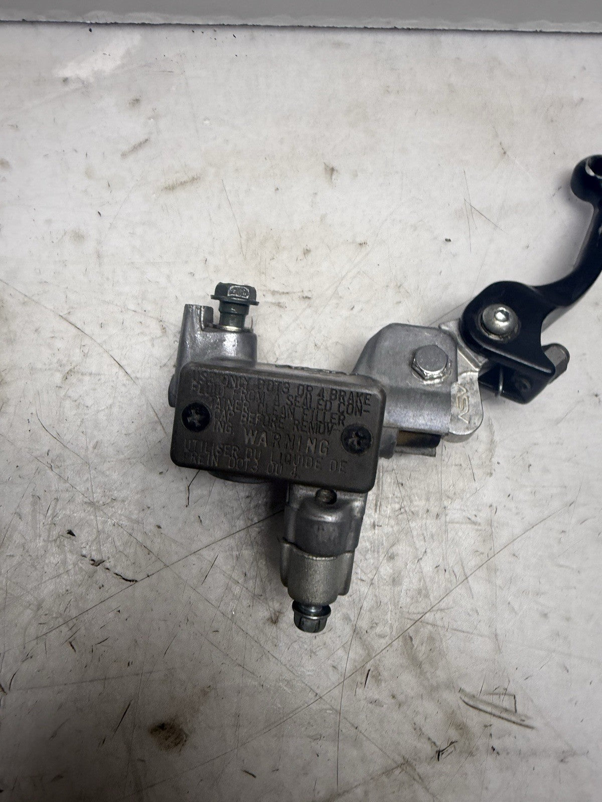 2001-2009 KAWASAKI KX65 OEM NISSIN FRONT BRAKE MASTER CYLINDER W/ ASV LEVER