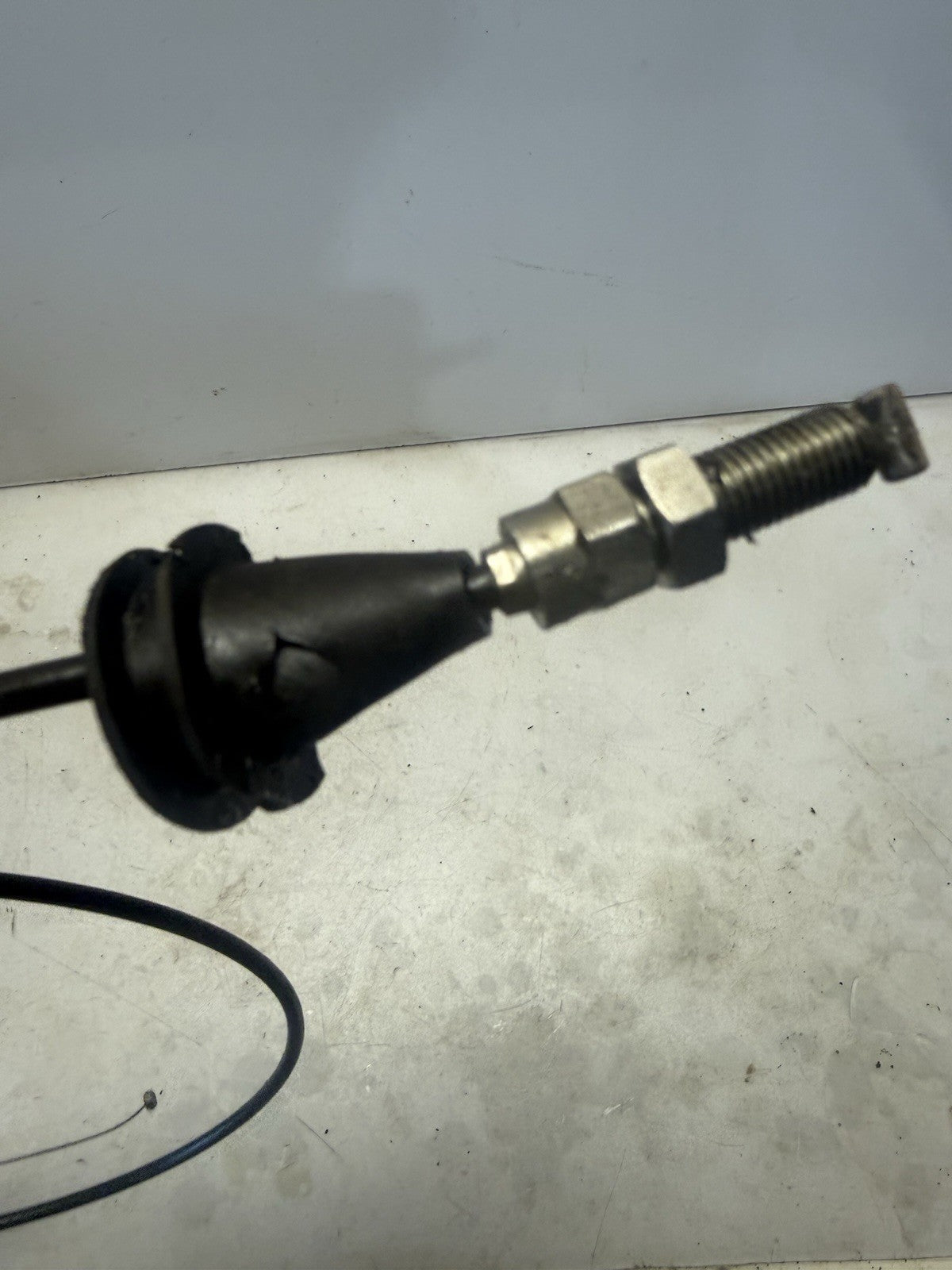 1992-1995 POLARIS SL 750 650 OEM Throttle Cable W/ Plastic Stiffener
