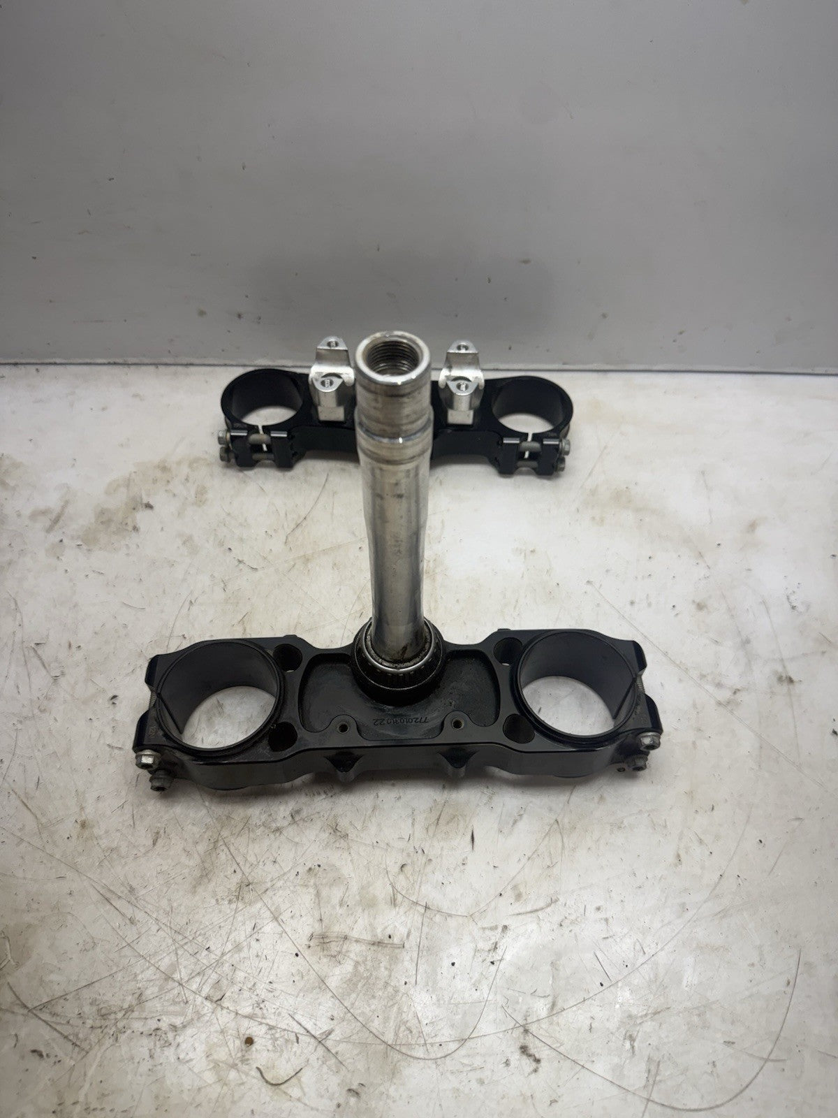 2011-2012 KTM 450 SX-F OEM Triple Clamps USED Upper Clamp Bottom Fork Plate SXF