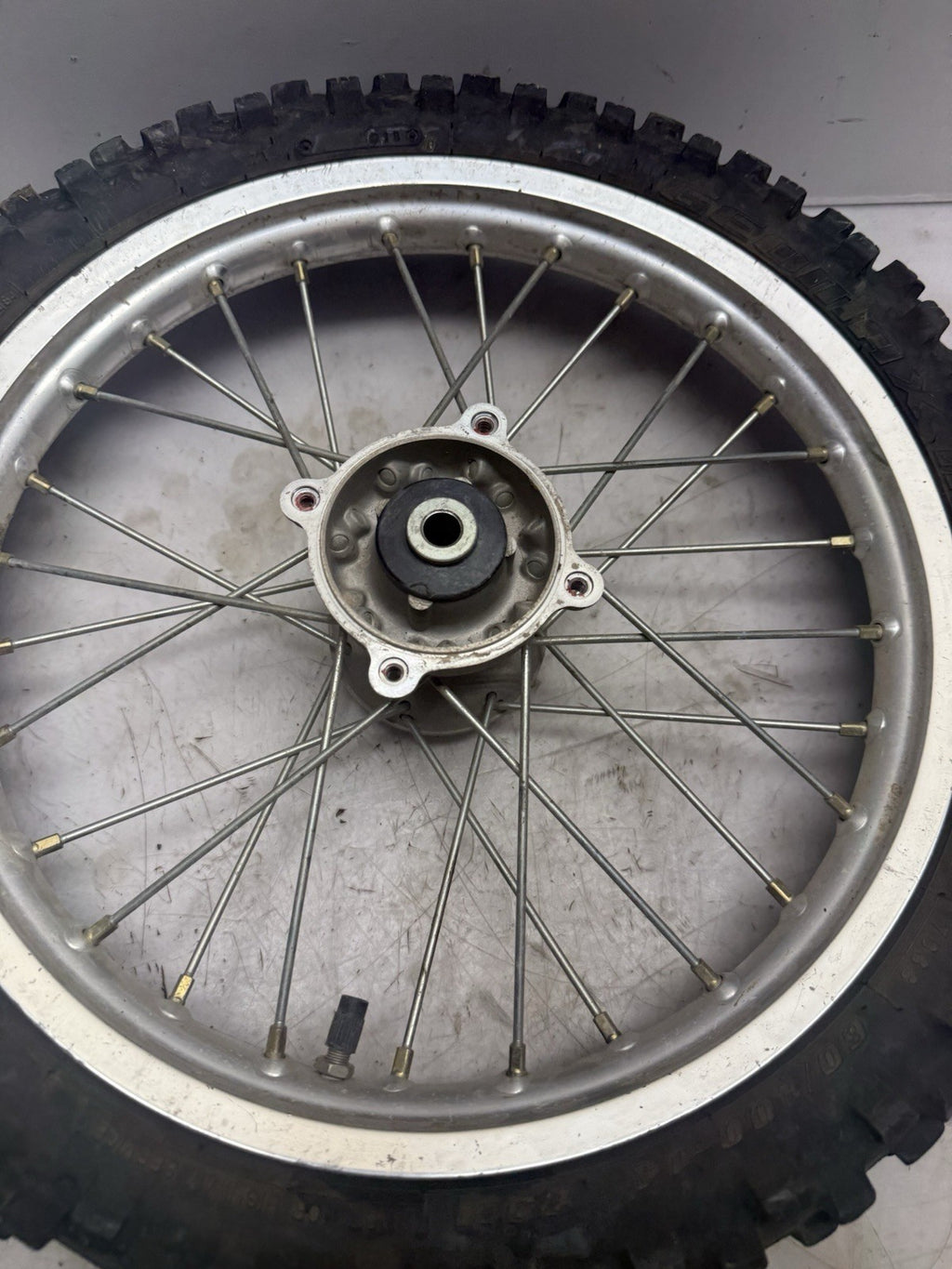 2000-2009 Kawasaki KX65 OEM Front Wheel Rim & Tire Ass’y 60/100-14