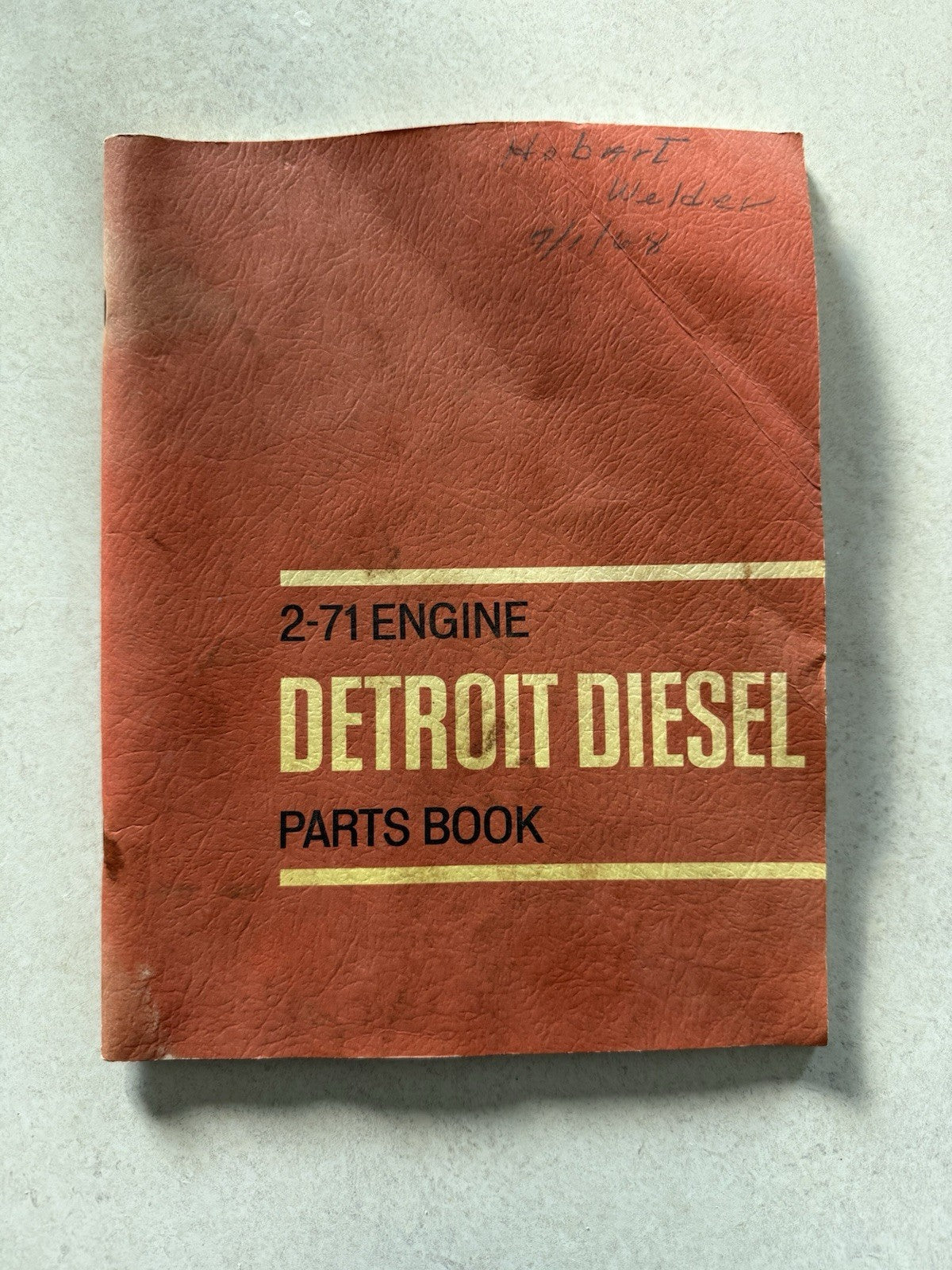 1966 Detroit Diesel GM 2-71 Engine Factory Original Parts Catalog Manual Book
