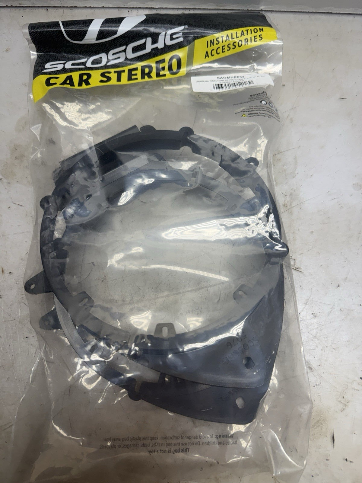 Scosche SAGMHR634 6.5” 6.75” Speaker Adapter Chevy HHR Impala 2006-Up