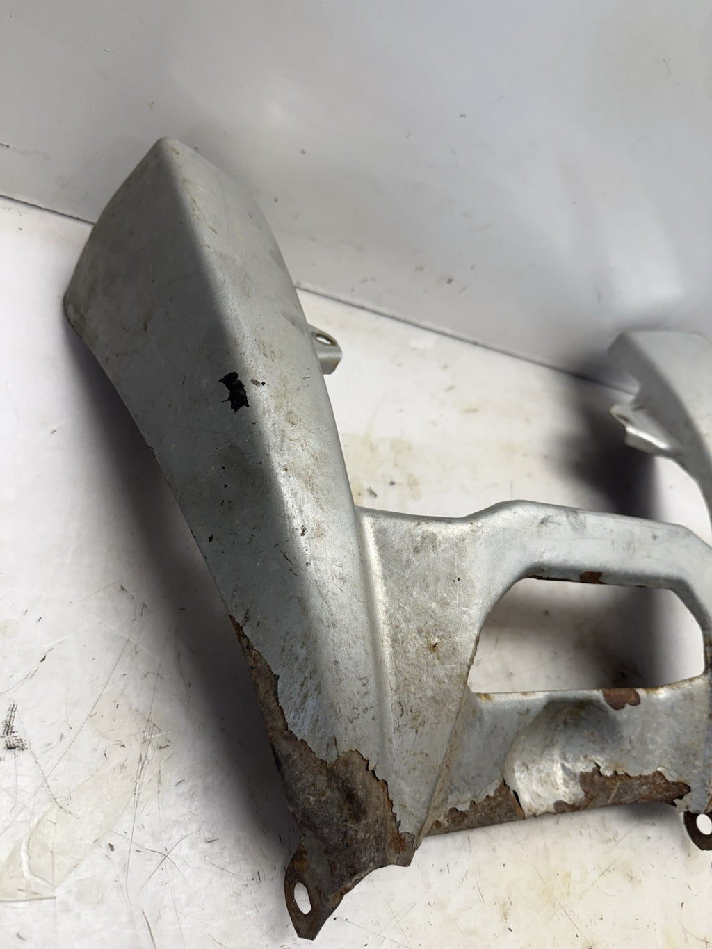 2009 Polaris Sportsman 850 XP EPS OEM Lower Front Bumper Cover Fang Silver