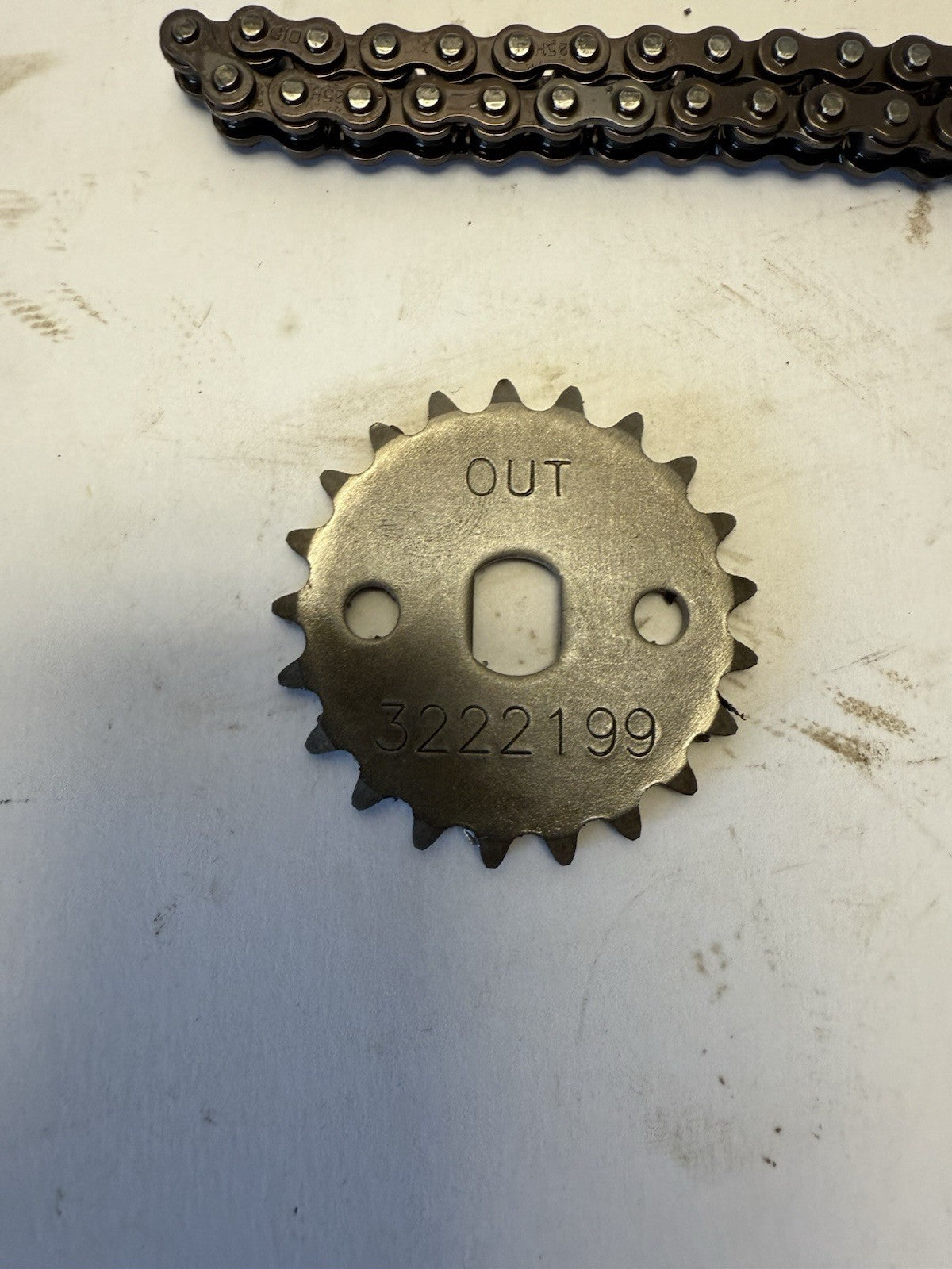 2015 Polaris Sportsman Ace 570 OEM Oil Pump Drive & Driven Sprockets w/ Chain