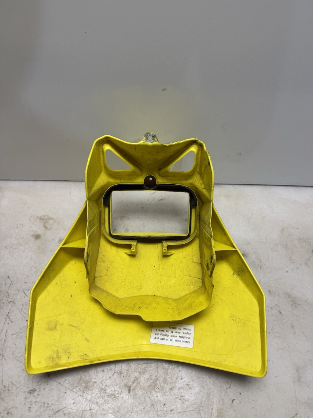 2000-2007 Suzuki DR-Z 400 OEM Front Headlight Housing Plastic Cowl Yellow