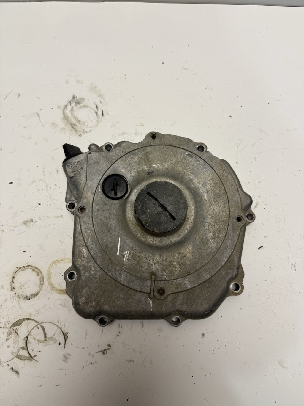 1989 Yamaha Breeze 125 ATV Stator Side Motor Engine Cover (121/11) 