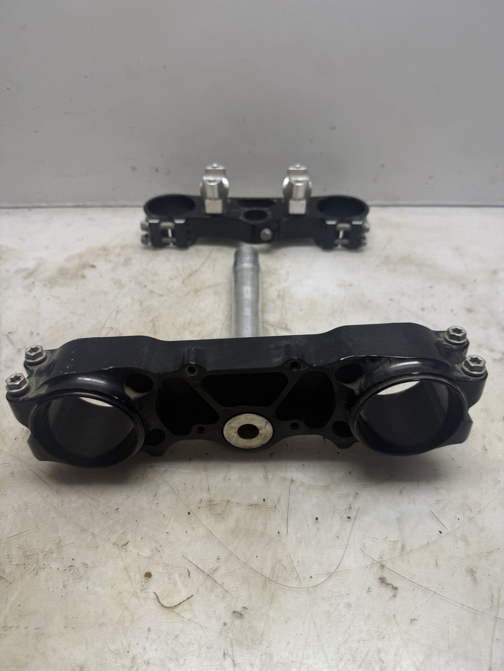 2011-2012 KTM 450 SX-F OEM Triple Clamps USED Upper Clamp Bottom Fork Plate SXF