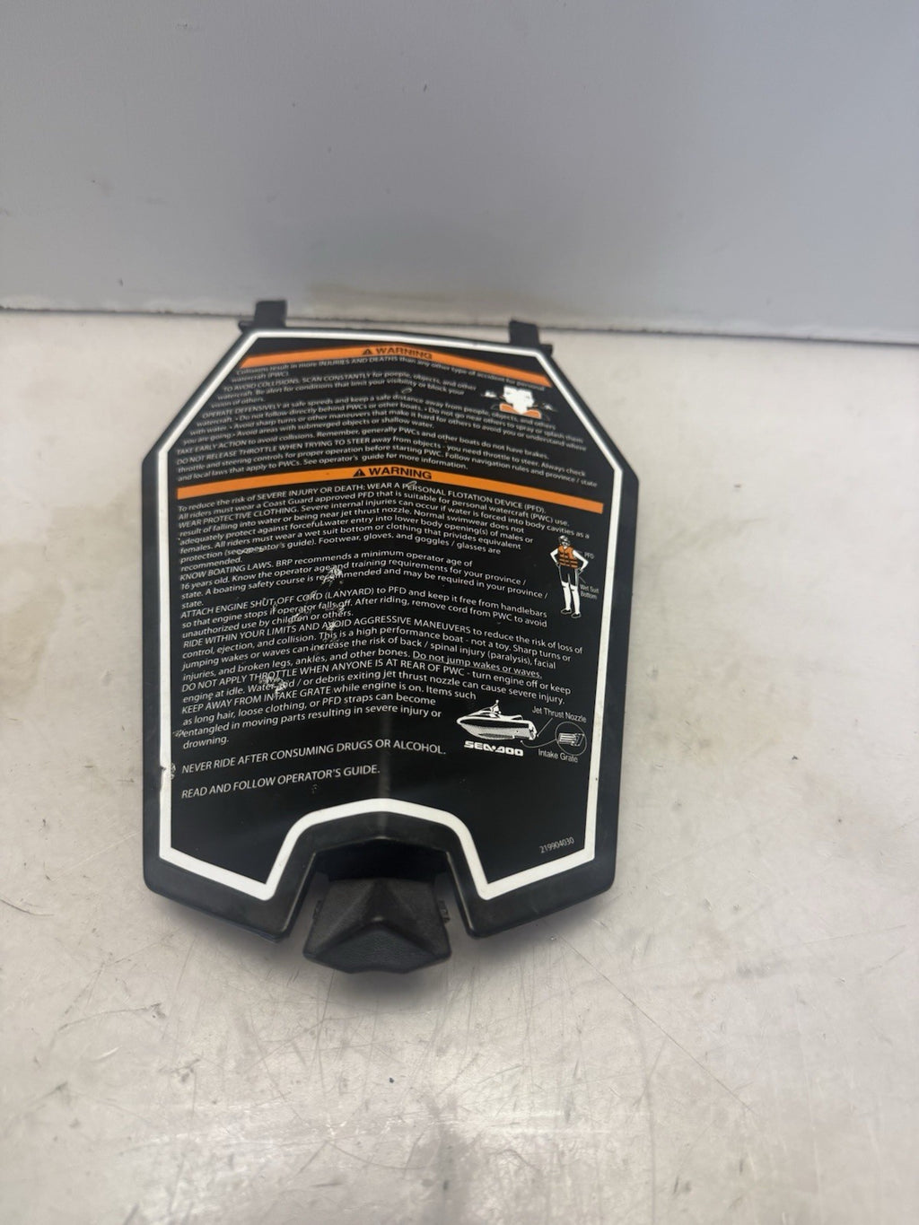 2014-2021 SEA-DOO SPARK ACE 900 2 UP 3 UP TRIXX OEM GLOVE BOX LID COVER & LATCH