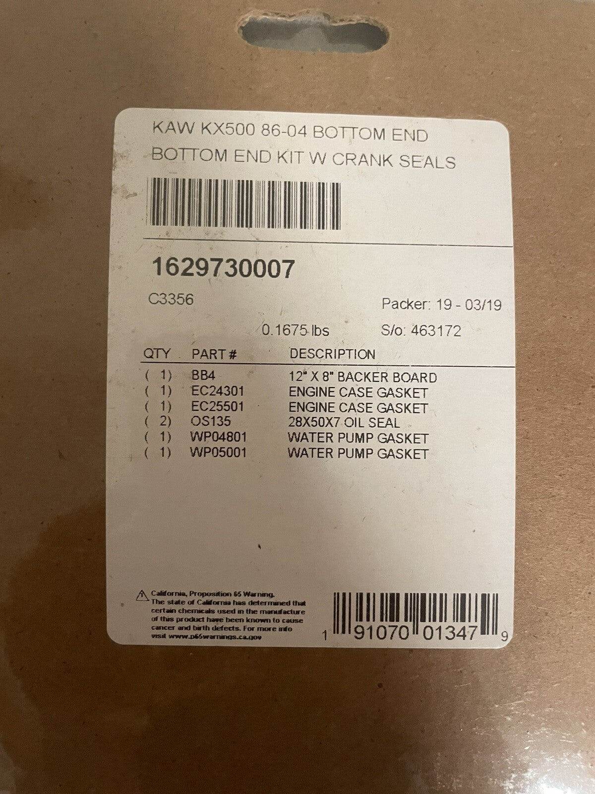 Cometic Gasket - C3356 - Bottom End Gasket Kit