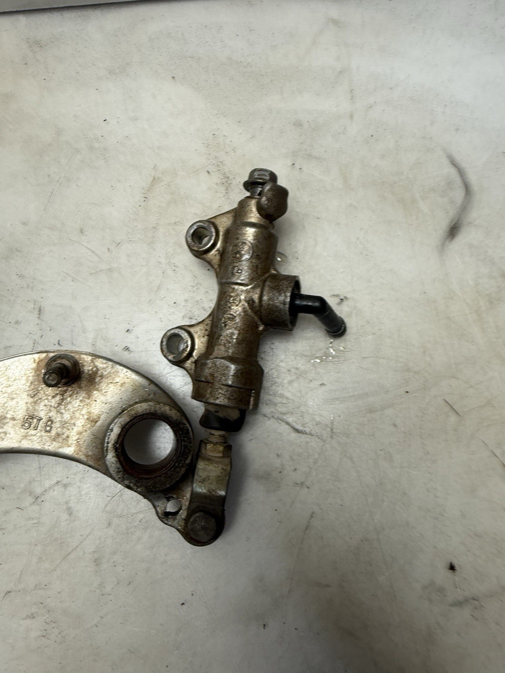 2004-2013 Yamaha YFZ 450 OEM Rear Back Brake Pedal Lever w/ Master Cylinder