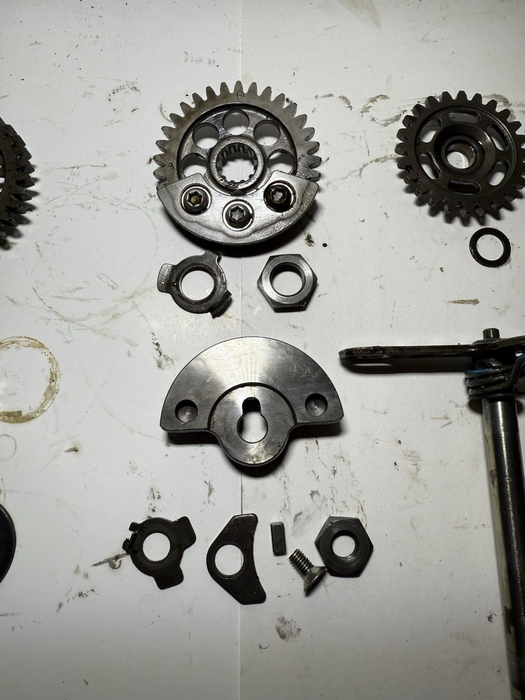 2006-2009 YAMAHA YZ450F OEM ENGINE TRANSMISSION TRANNY ASSEMBLY SHAFTS & GEARS