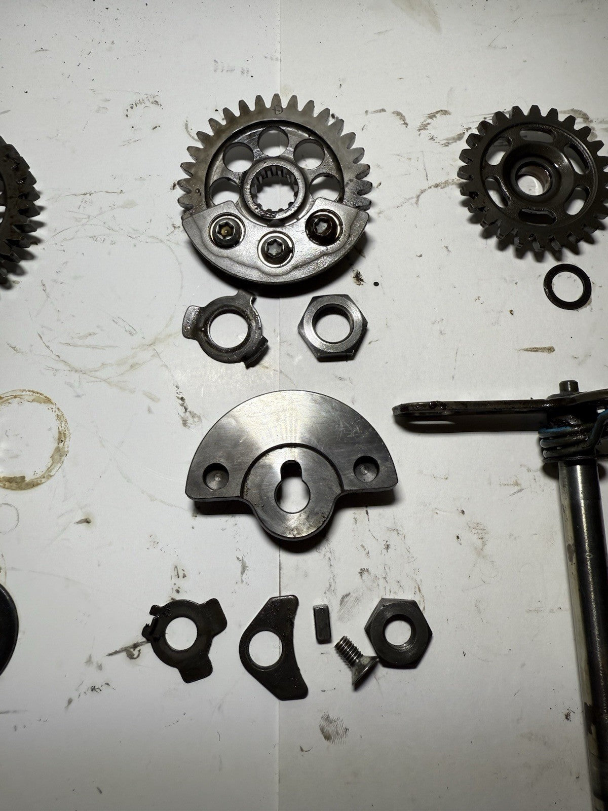 2006-2009 YAMAHA YZ450F OEM ENGINE TRANSMISSION TRANNY ASSEMBLY SHAFTS & GEARS