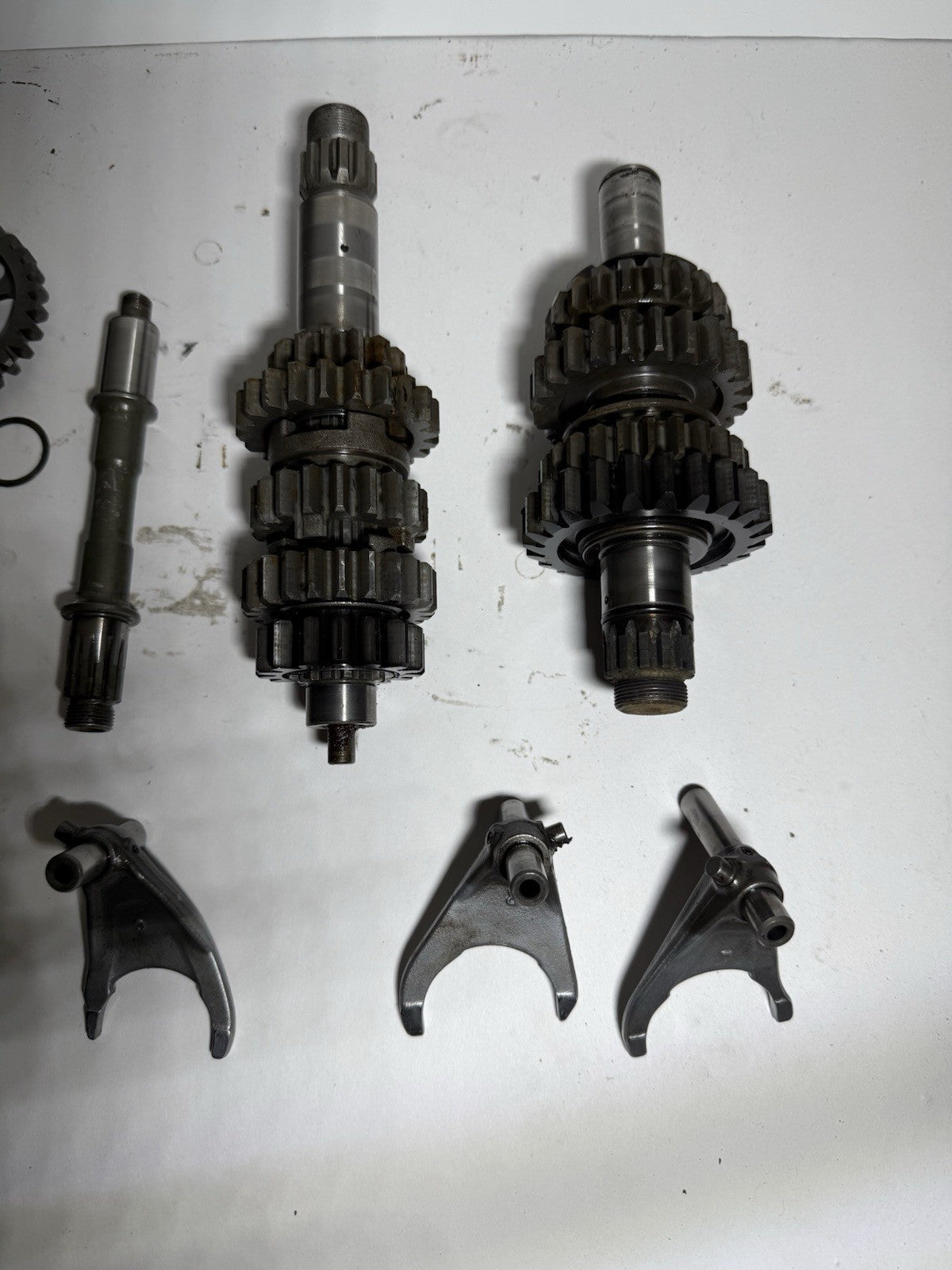 2006-2009 YAMAHA YZ450F OEM ENGINE TRANSMISSION TRANNY ASSEMBLY SHAFTS & GEARS