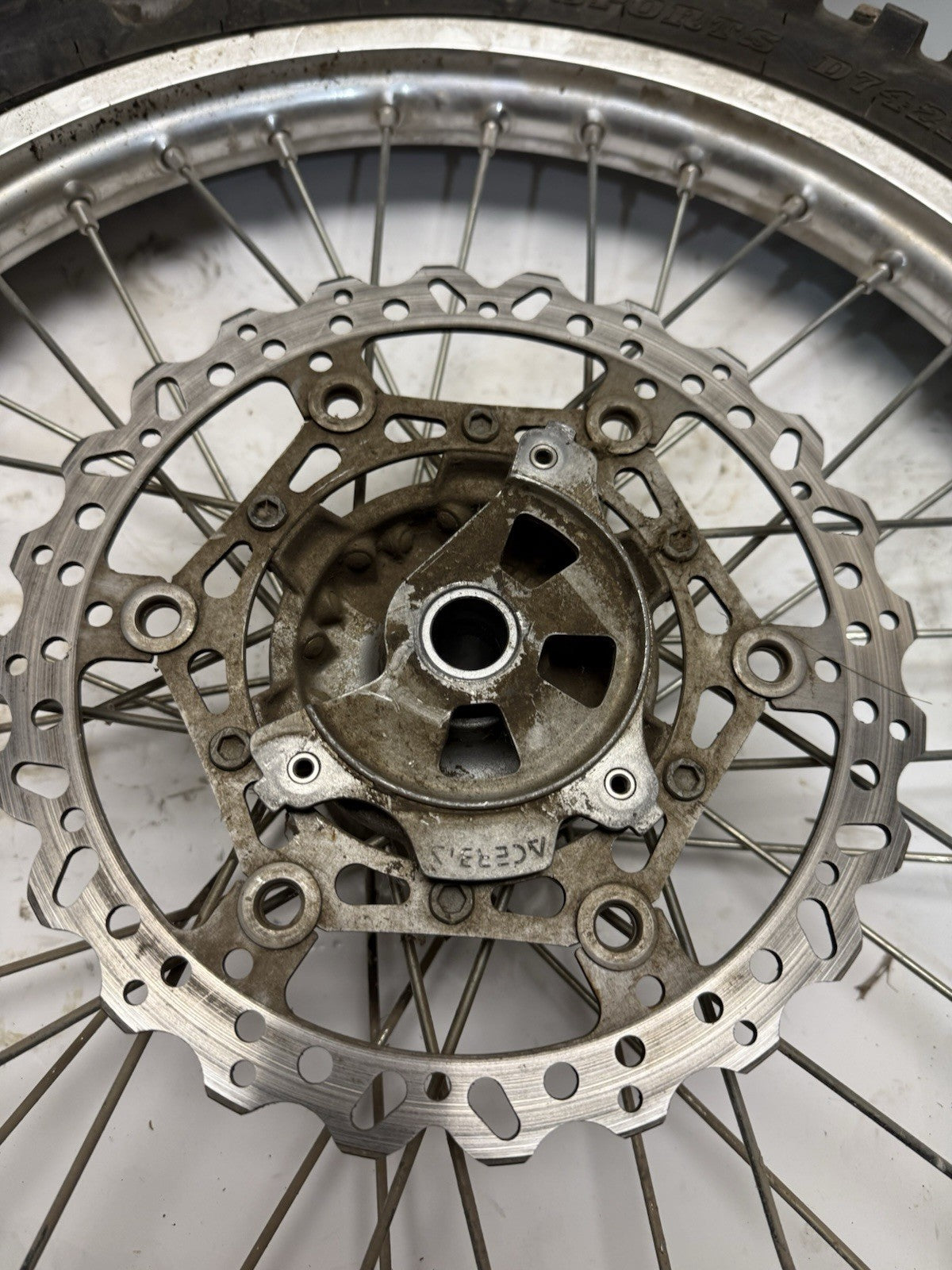 2002-2015 YAMAHA YZ125R YZ250R YZ450F OEM FRONT WHEEL RIM & HUB