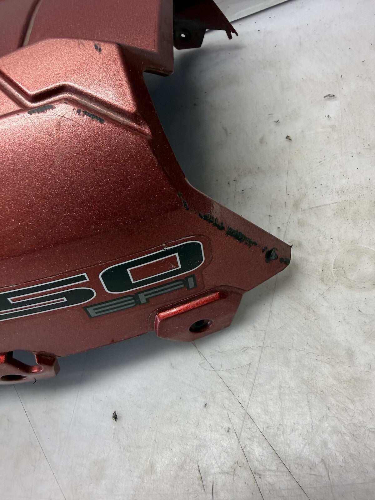 2009-2014 Polaris Sportsman 850 OEM Upper Head Light Pod Cover RED 5437745-520