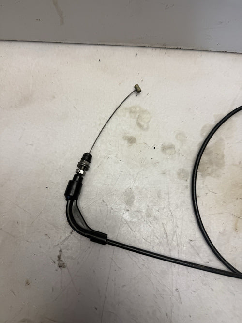 1992-1995 POLARIS SL 750 650 OEM Throttle Cable W/ Plastic Stiffener