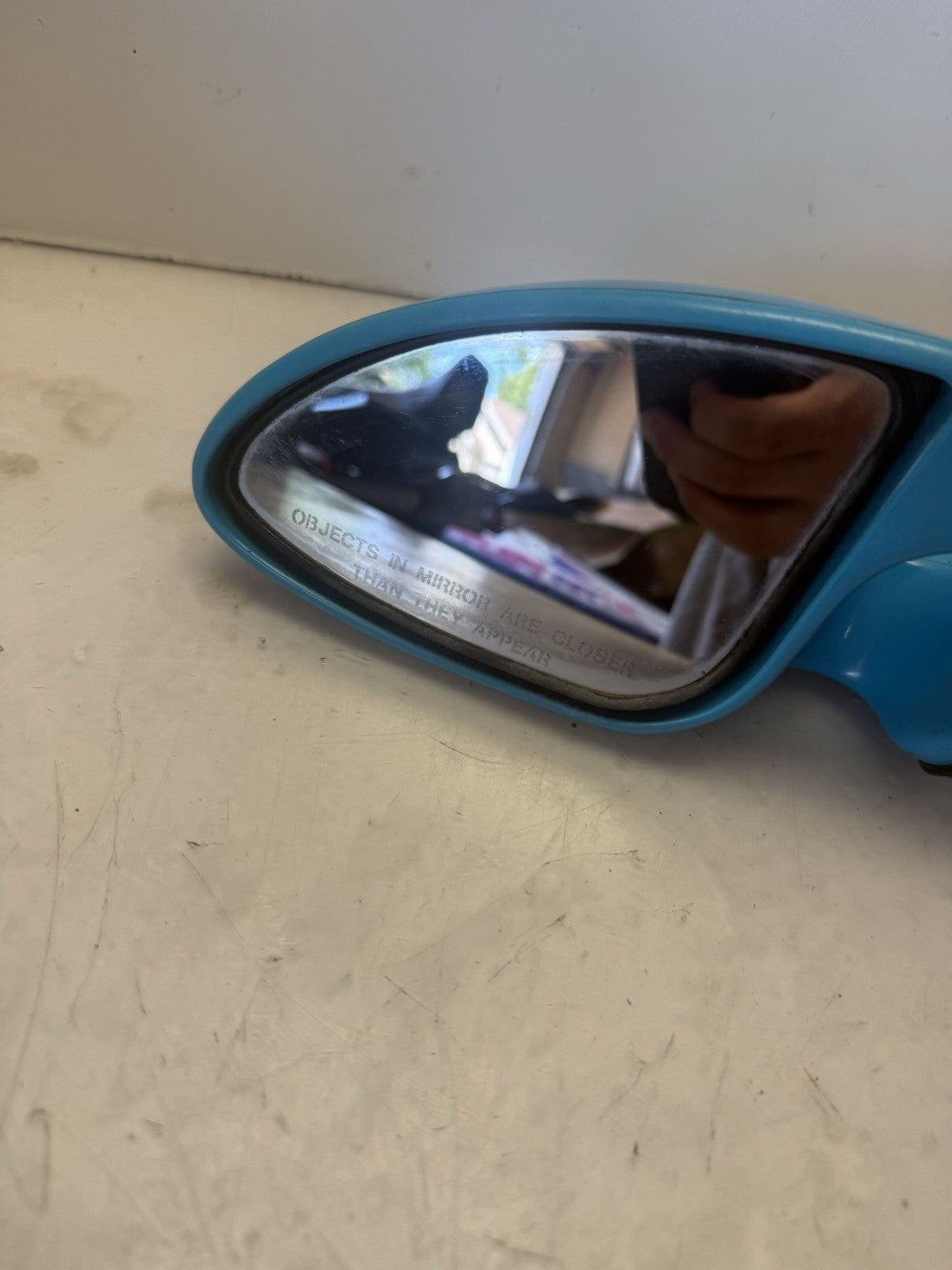 1994-1996 Polaris SLT 750 780 OEM Left LH Port Teal Rear View Mirror