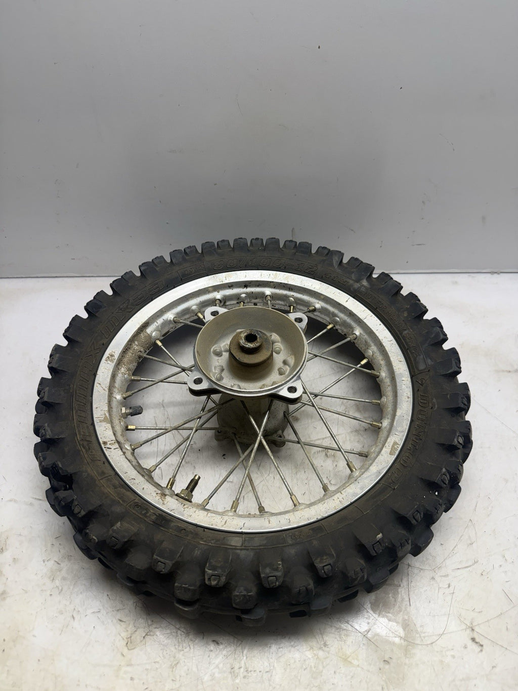 2000-2009 KAWASAKI KX65 OEM REAR BACK WHEEL RIM HUB 80/100-12