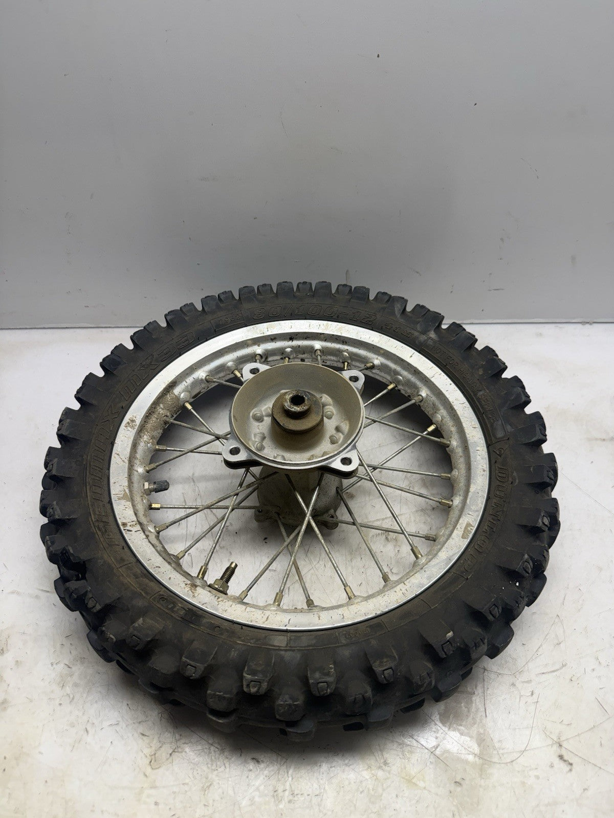 2000-2009 KAWASAKI KX65 OEM REAR BACK WHEEL RIM HUB 80/100-12