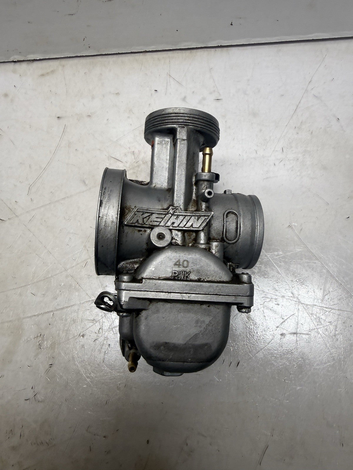 Yamaha Banshee Keihin PWK 40 Carbs Carburetor Set w/ Throttle Cable