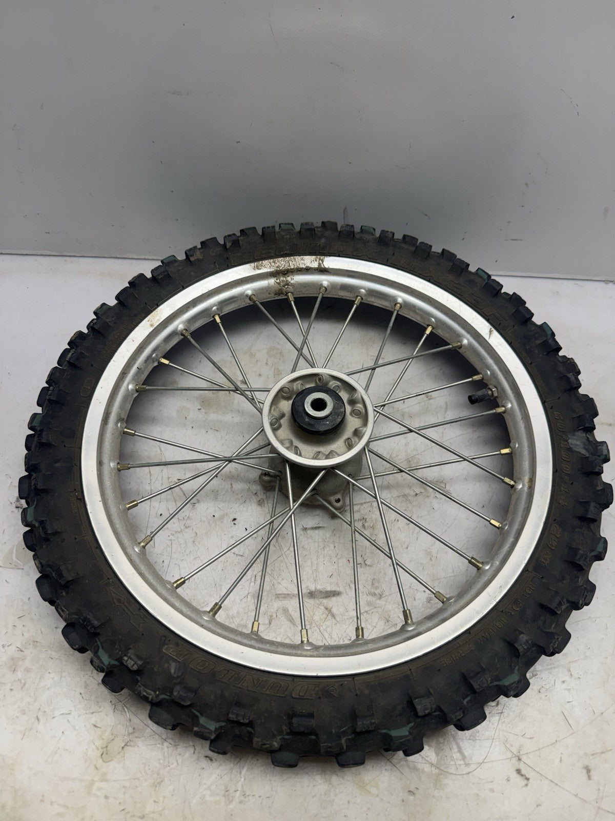 2000-2009 Kawasaki KX65 OEM Front Wheel Rim & Tire Ass’y 60/100-14