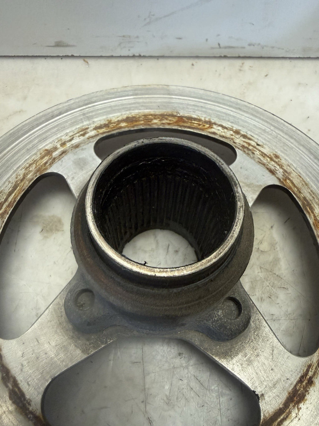 2004-2013 Yamaha Raptor 350 YFZ450 OEM Rear Brake Disk Rotor Hub