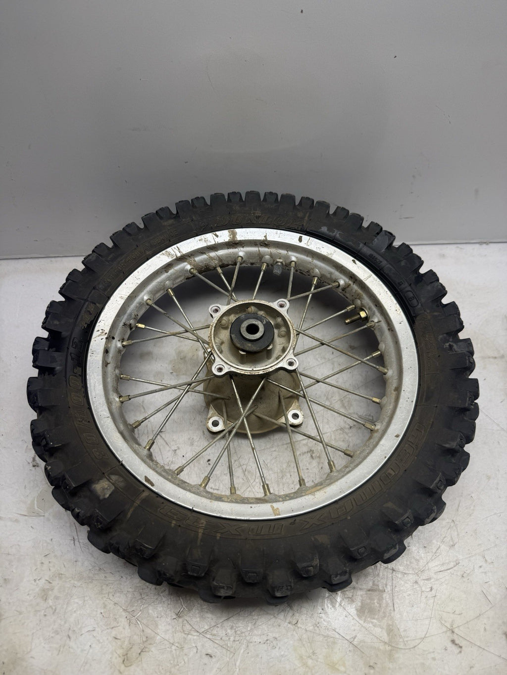 2000-2009 KAWASAKI KX65 OEM REAR BACK WHEEL RIM HUB 80/100-12