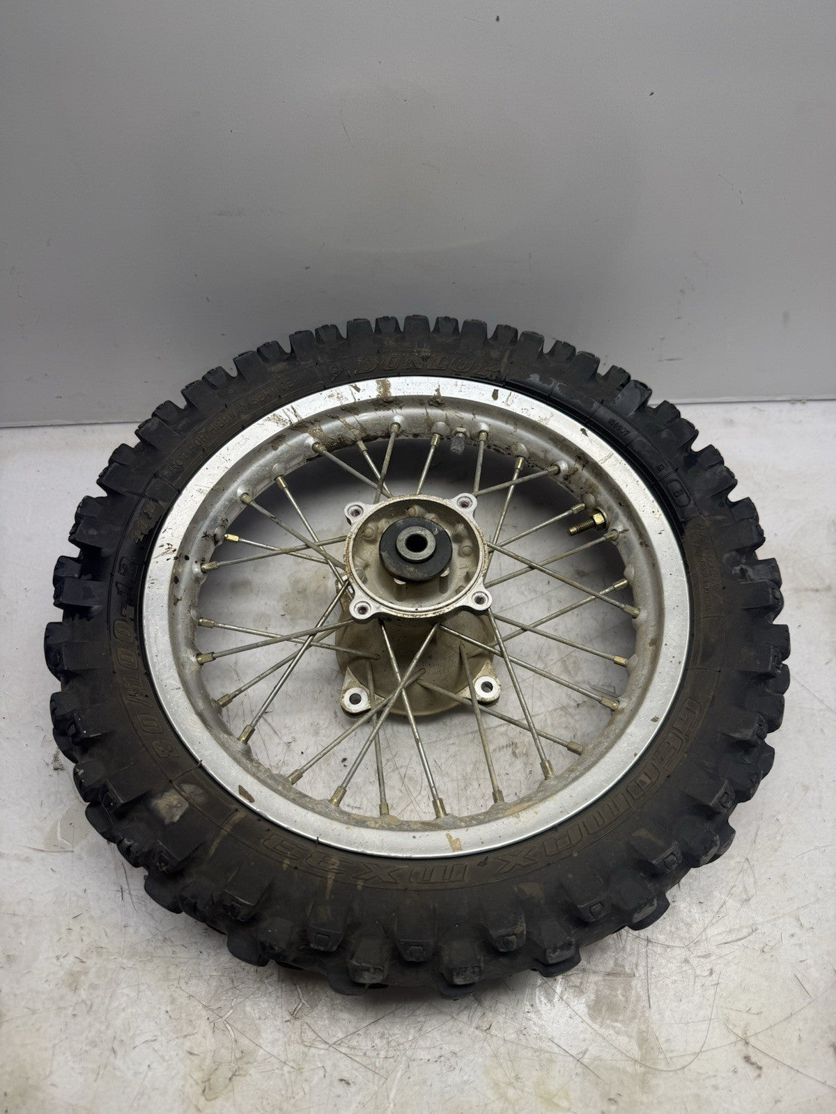 2000-2009 KAWASAKI KX65 OEM REAR BACK WHEEL RIM HUB 80/100-12