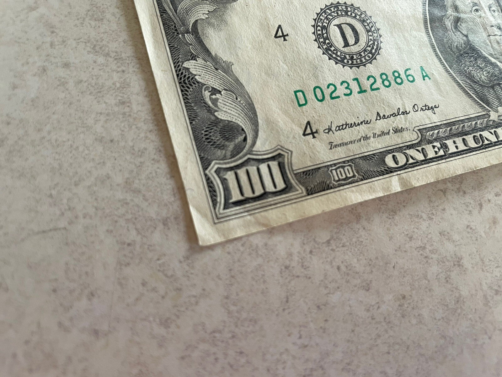 NU 1985 Series $100 One Hundred Dollar Bill