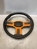 2020-2026 Polaris Ranger High Lifter 1000 OEM Steering Wheel Black / Orange