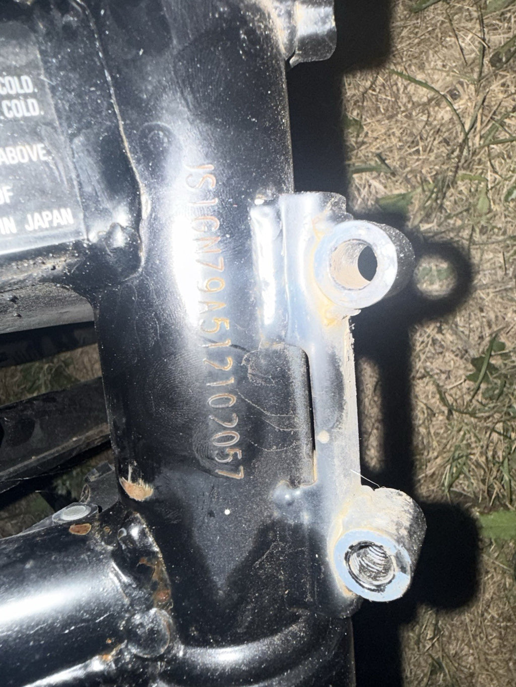 2001 Suzuki GSX600F Ignition Gas Tank Seat Lock Set. *BROKE KEY*