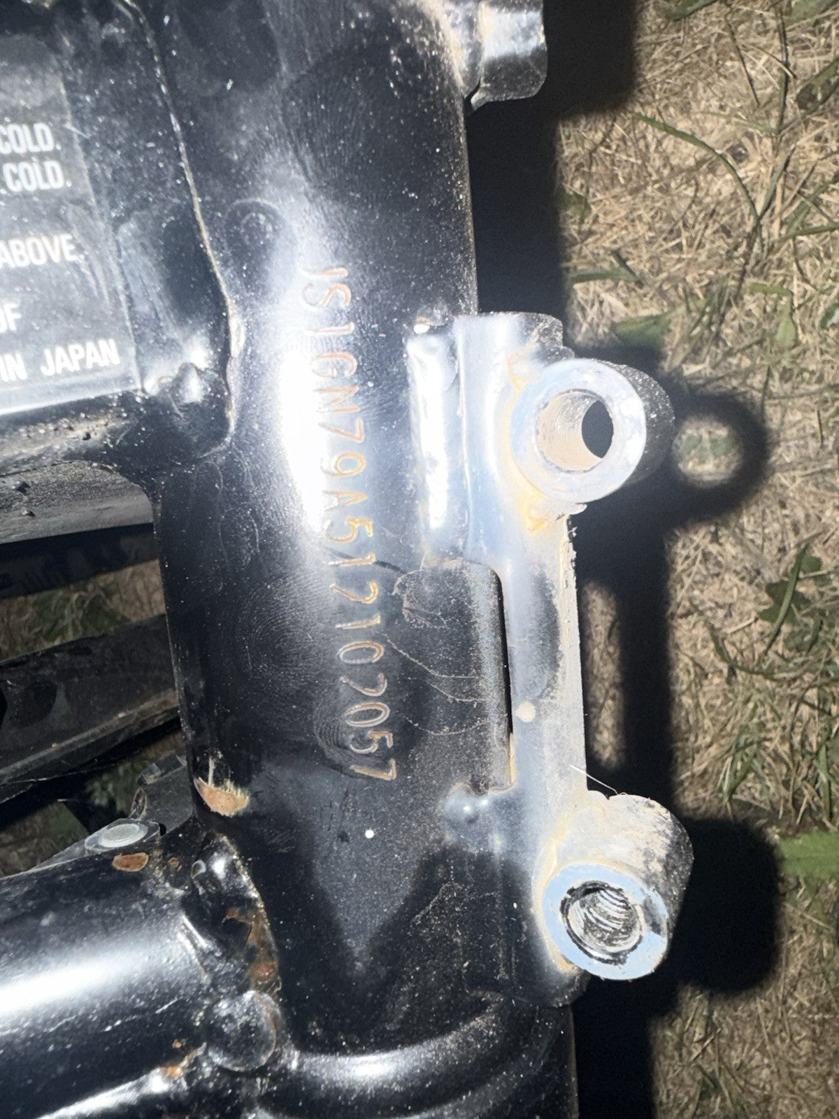 2001 Suzuki GSX600F Ignition Gas Tank Seat Lock Set. *BROKE KEY*