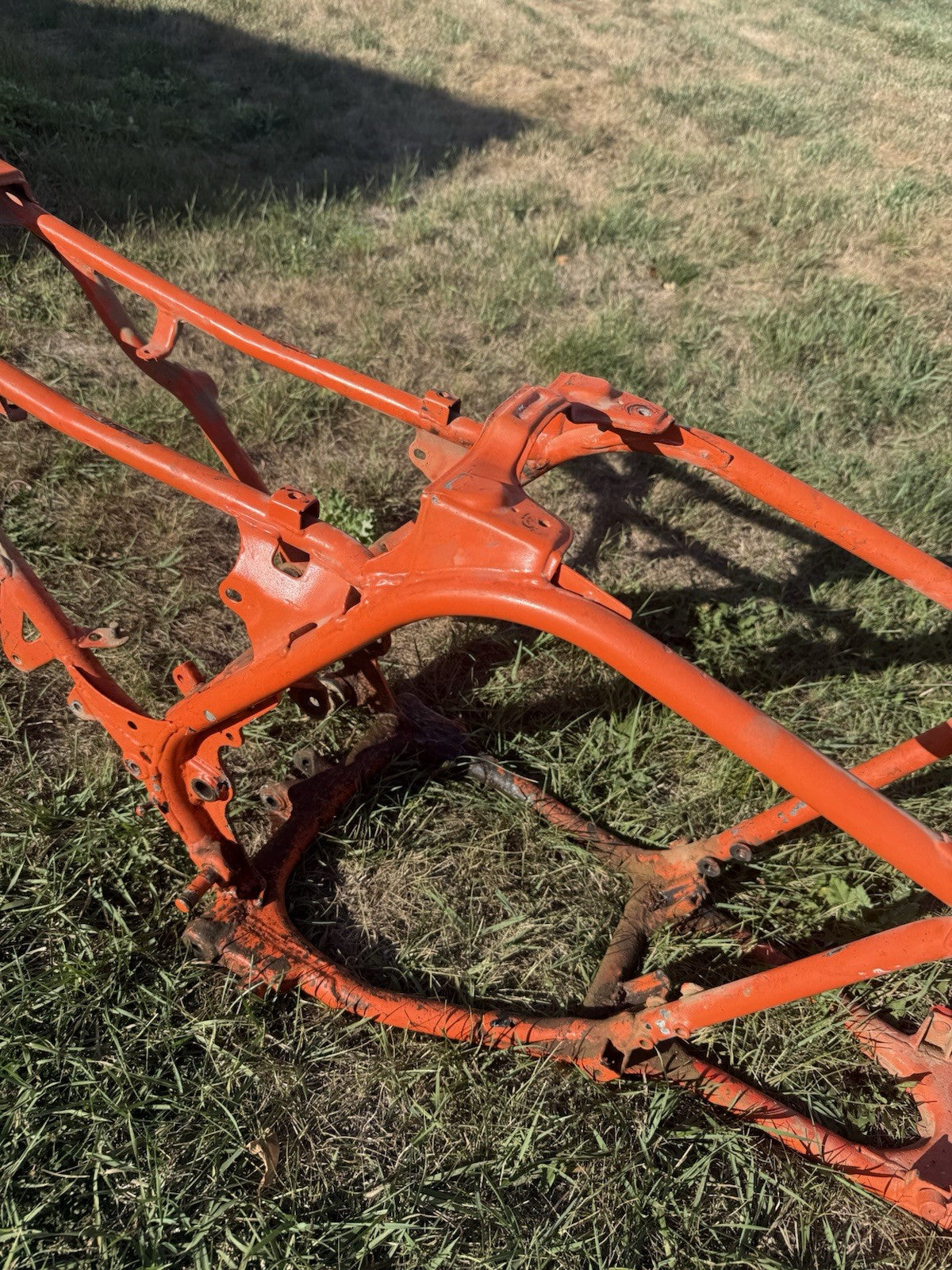 1987-2006 Yamaha Banshee YFZ 350 OEM A-Arm Frame (Orange) 3GG-21110-21-P1