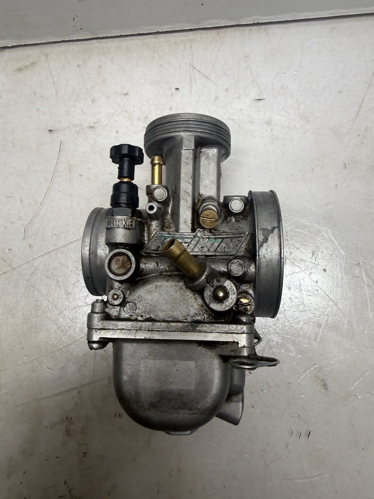 Yamaha Banshee Keihin PWK 40 Carbs Carburetor Set w/ Throttle Cable