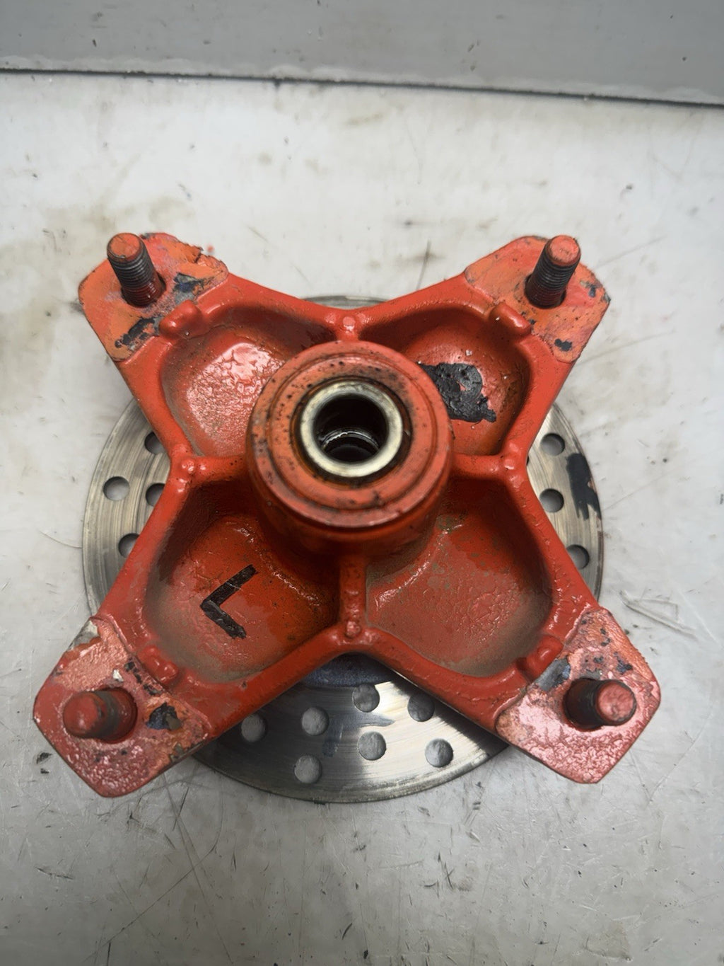 1989-2007 Yamaha Banshee YFZ 350 OEM Front Left or Right Wheel Hub & Brake Disc