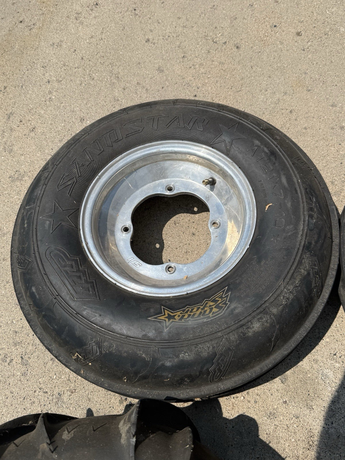 Yamaha Banshee STI Rims w/ ITP SANDSTAR Tires Set Front 4x156 and Rear 4x115