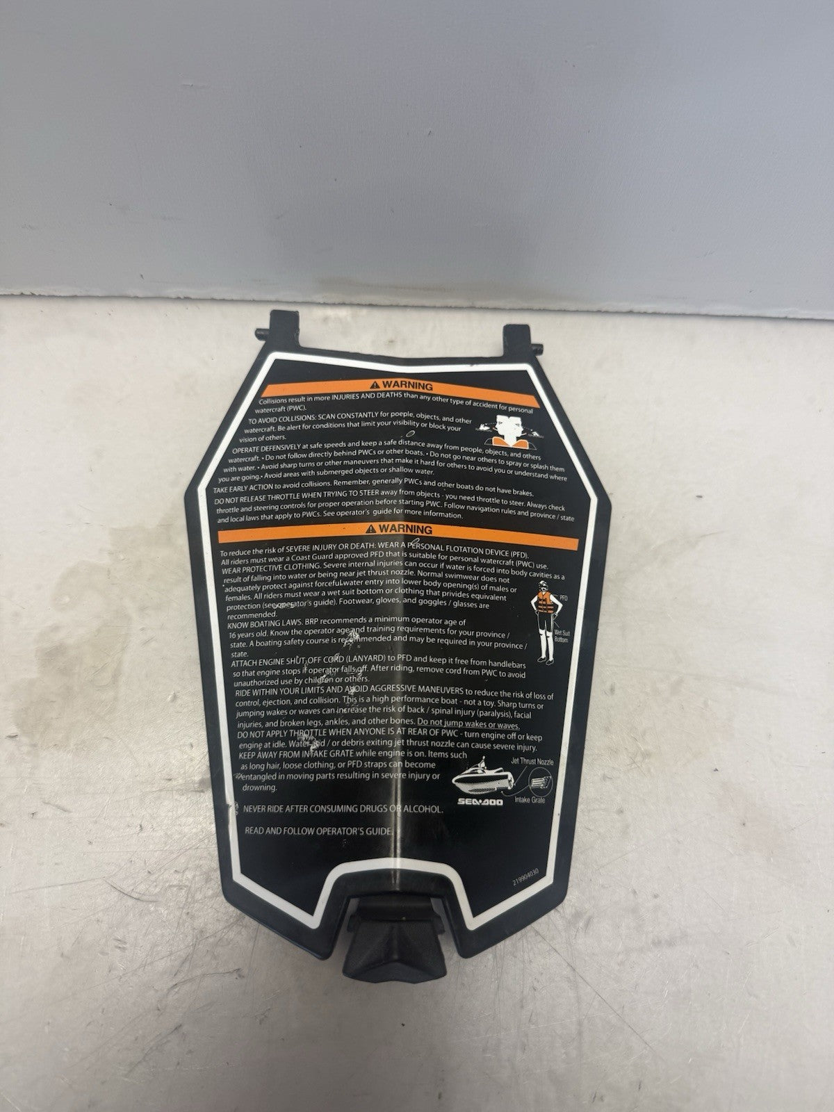 2014-2021 SEA-DOO SPARK ACE 900 2 UP 3 UP TRIXX OEM GLOVE BOX LID COVER & LATCH
