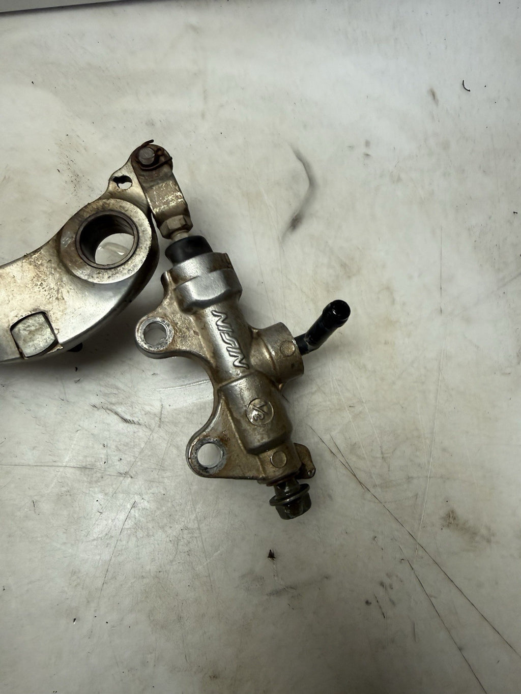2004-2013 Yamaha YFZ 450 OEM Rear Back Brake Pedal Lever w/ Master Cylinder