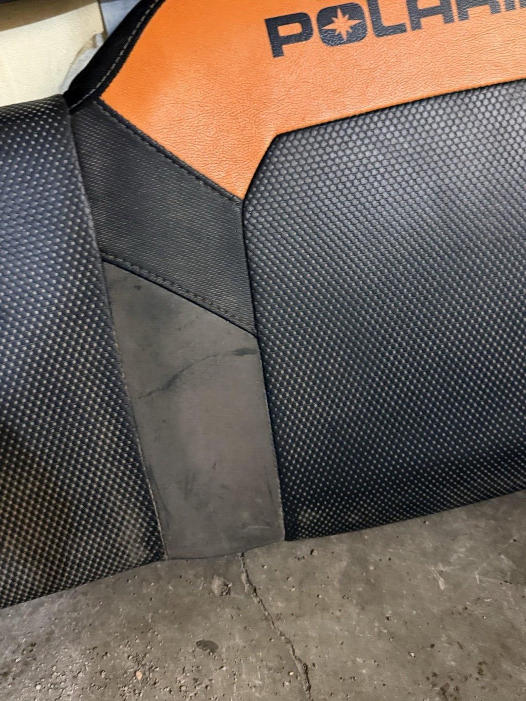 2021 Polaris Ranger Crew XP 1000 High Lifter OEM Rear Seat Back Orange / Black