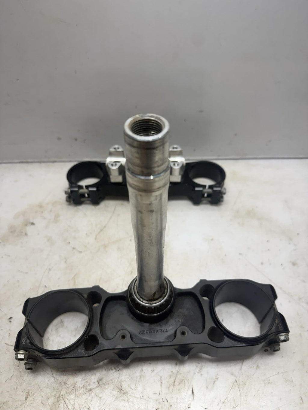 2011-2012 KTM 450 SX-F OEM Triple Clamps USED Upper Clamp Bottom Fork Plate SXF