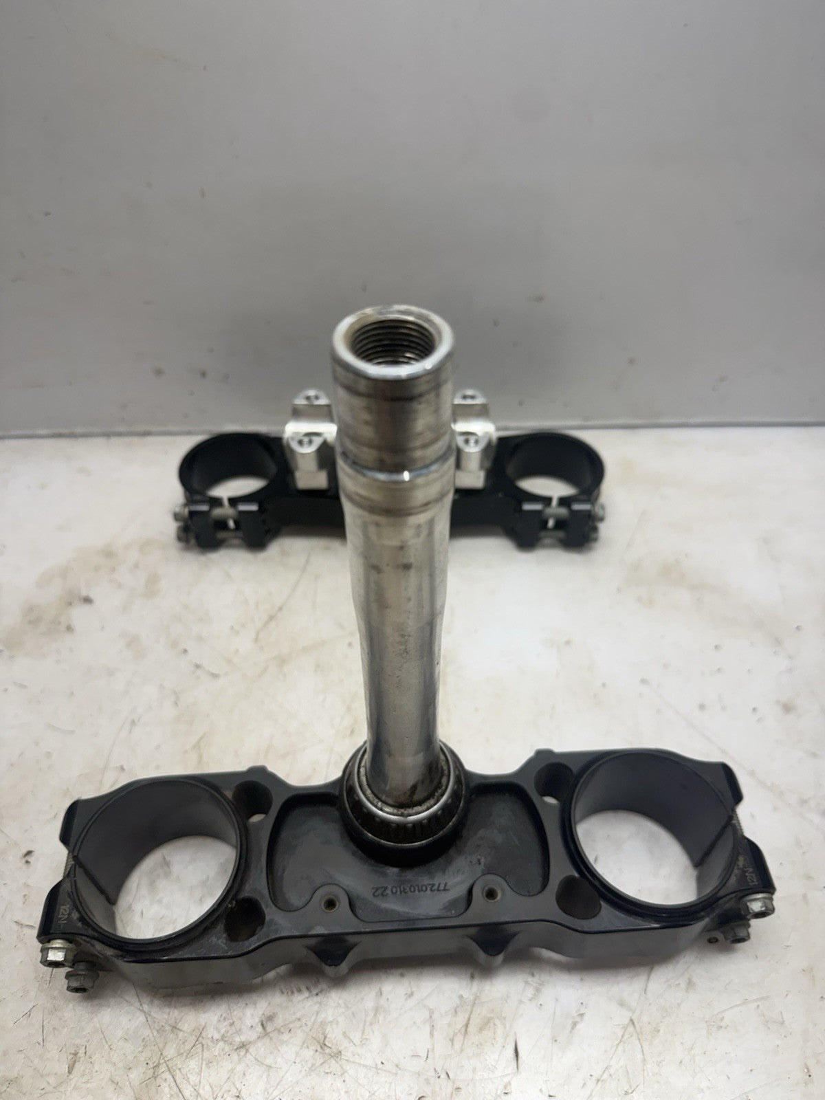 2011-2012 KTM 450 SX-F OEM Triple Clamps USED Upper Clamp Bottom Fork Plate SXF