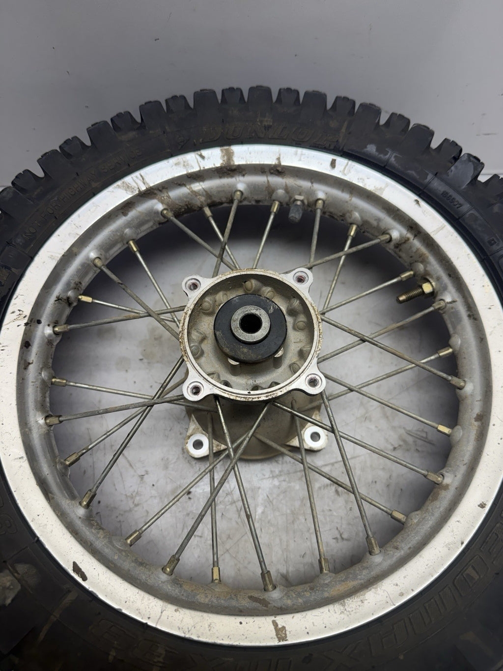 2000-2009 KAWASAKI KX65 OEM REAR BACK WHEEL RIM HUB 80/100-12
