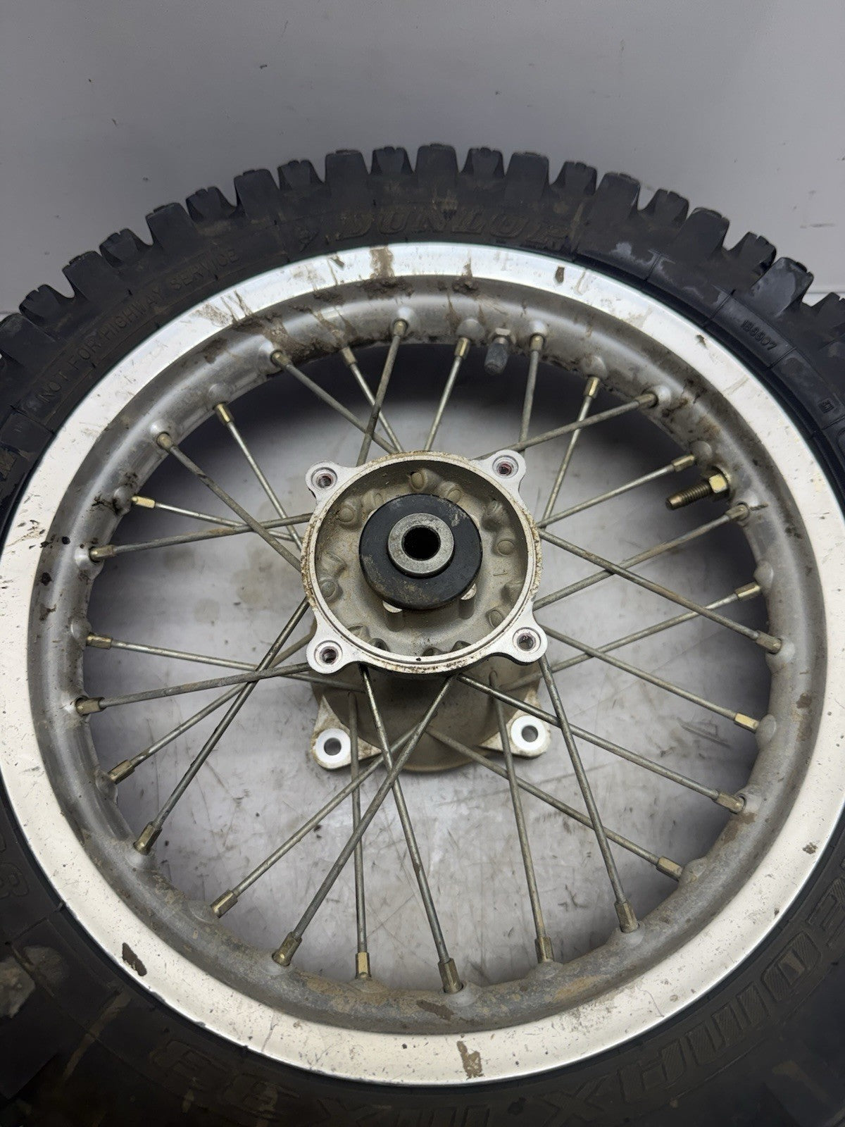 2000-2009 KAWASAKI KX65 OEM REAR BACK WHEEL RIM HUB 80/100-12