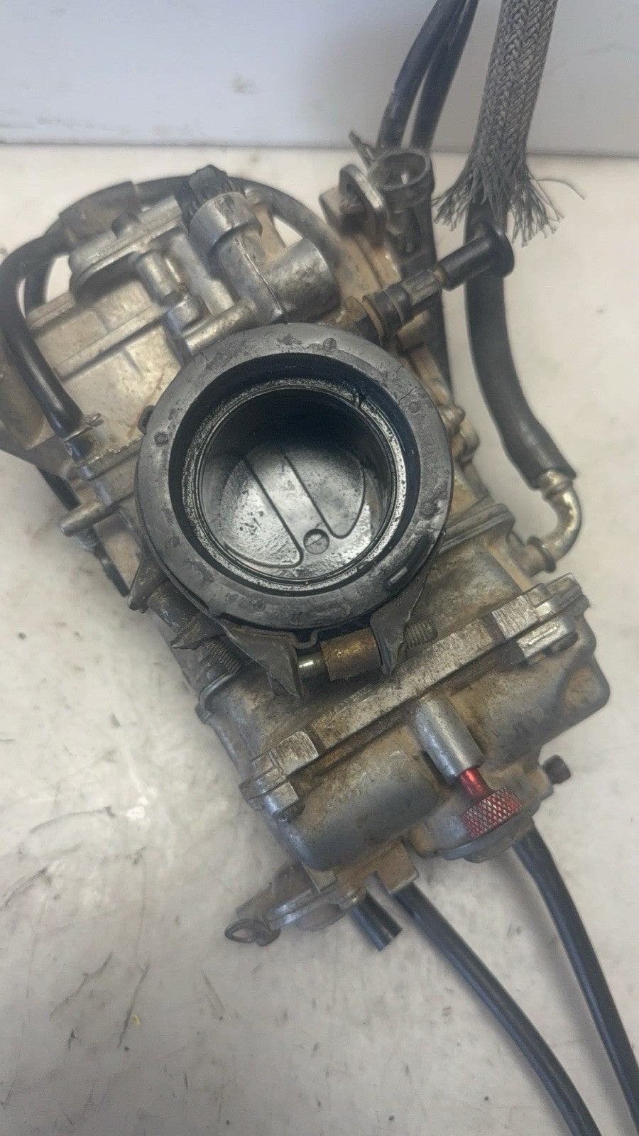 2004 Yamaha YFZ450 OEM Gas Fuel Intake Carburetor Ass’y