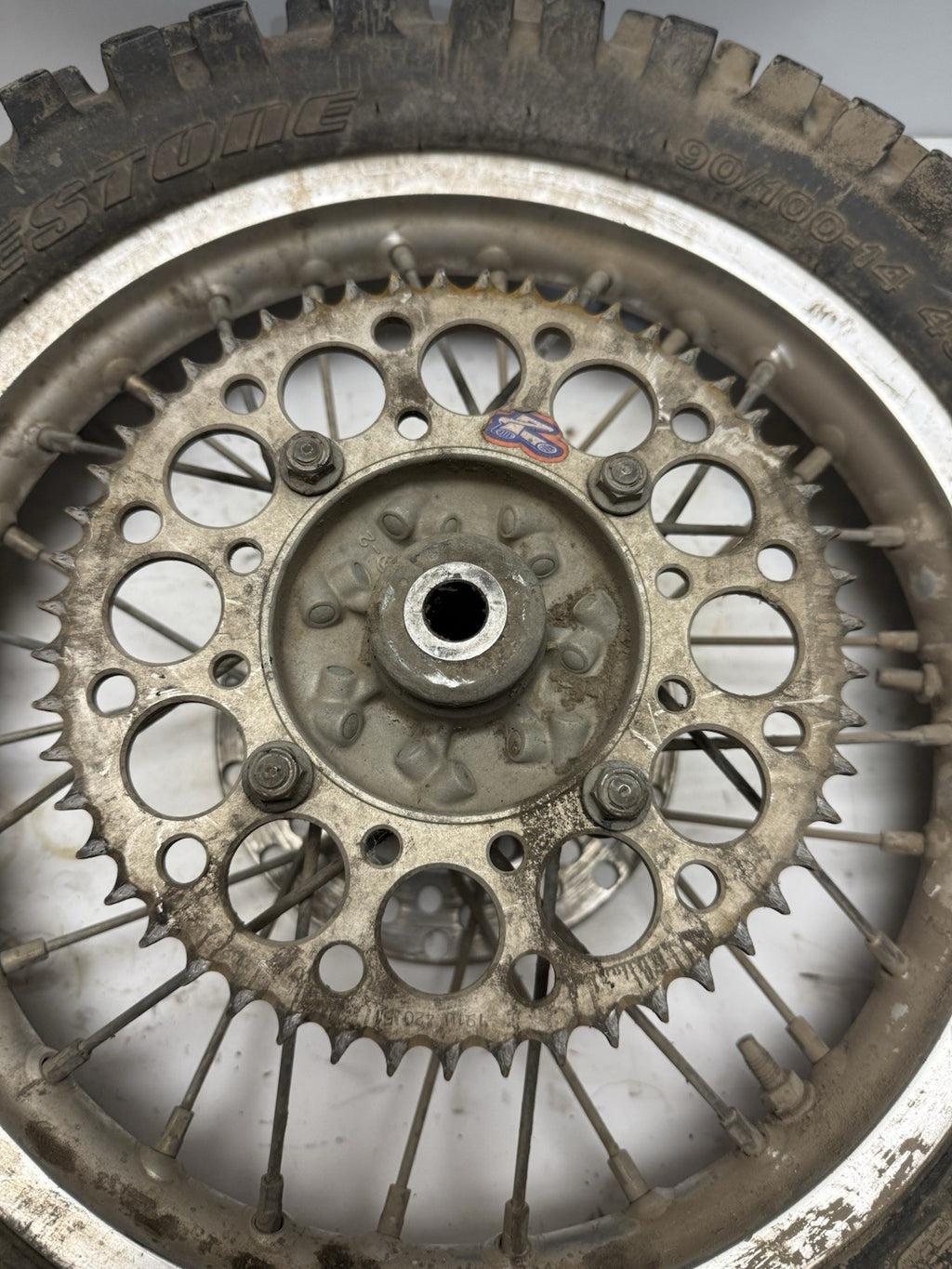 2003-2009 Kawasaki KX 85 OEM Rear Wheel Rim 14x1.60