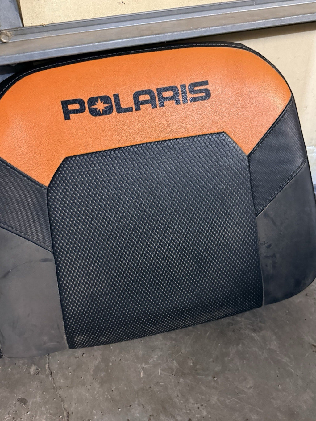 2021 Polaris Ranger Crew XP 1000 High Lifter OEM Rear Seat Back Orange / Black