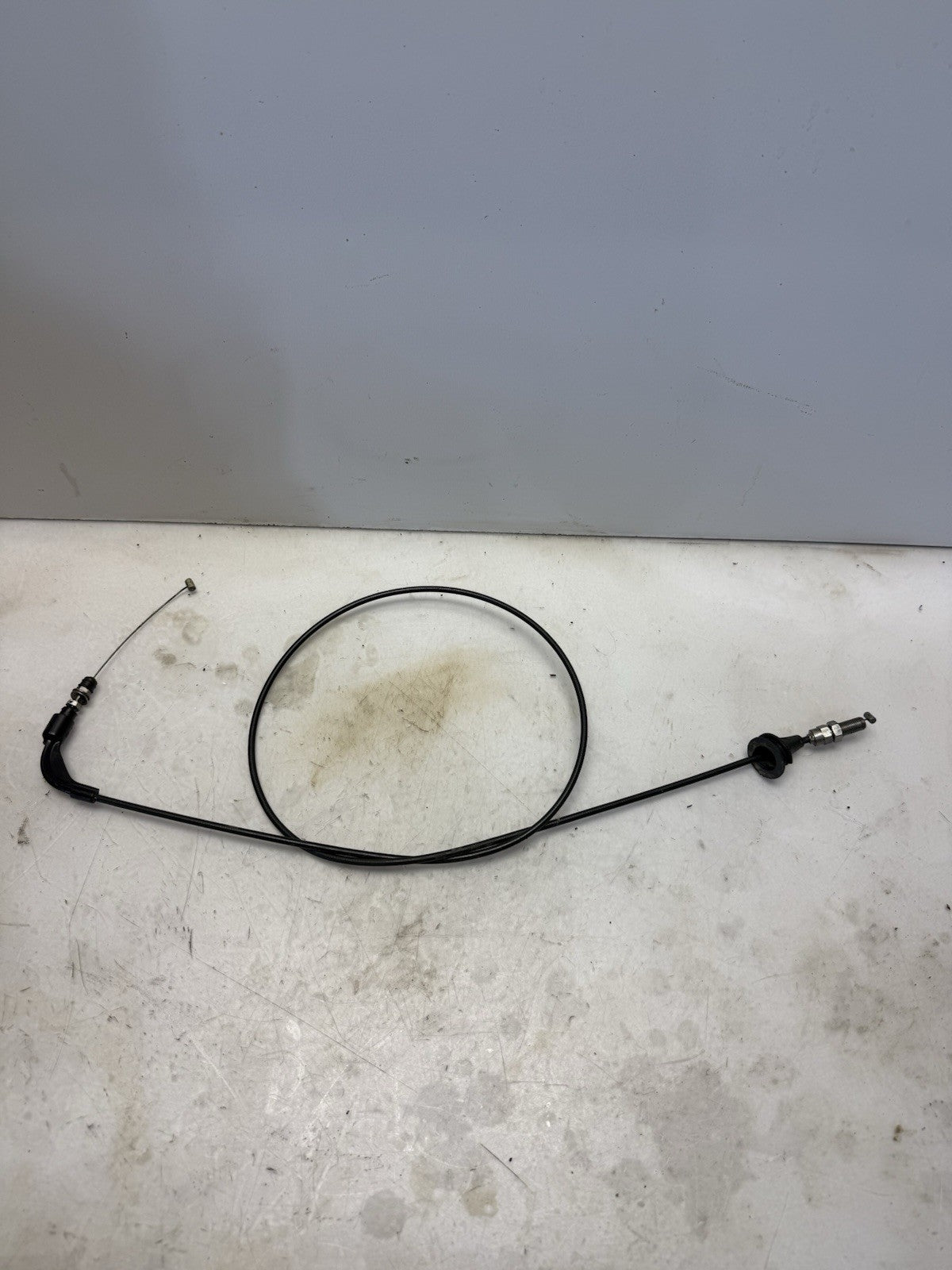 1992-1995 POLARIS SL 750 650 OEM Throttle Cable W/ Plastic Stiffener